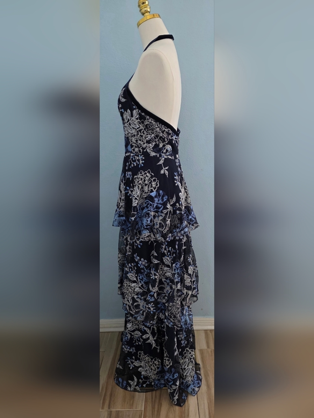 Marchesa Notte Embroidered Tulle Gown - Picture 6 of 8